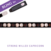 Strong Willed Capricorn Stirnband Bling Classic