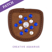 Creative Aquarius Reithandschuh Patch caramel