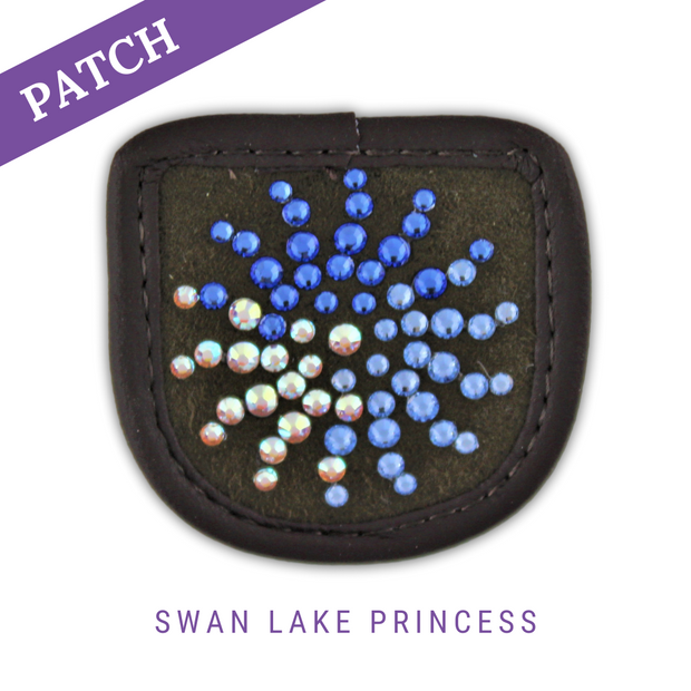 Swan Lake Princess Reithandschuh Patch braun