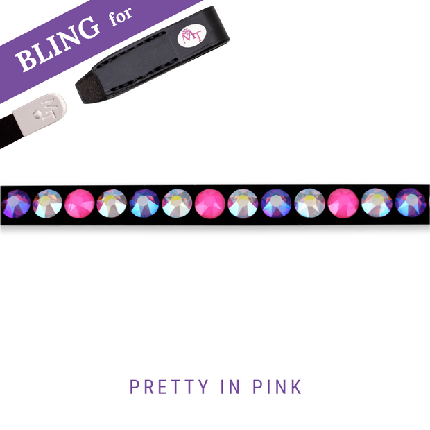 Pretty in Pink Stirnband Bling Classic