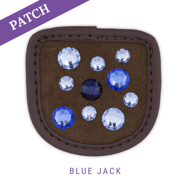 Blue Jack by Lisa Röckener Reithandschuh Patches braun