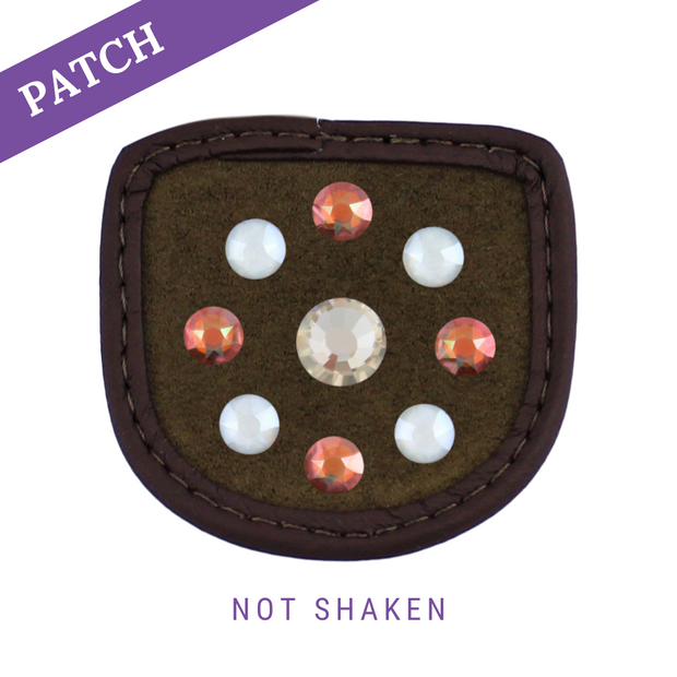 Not Shaken by Cubilox Reithandschuh Patch braun