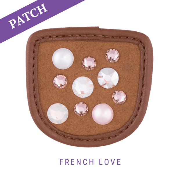French Love Reithandschuh Patch caramel