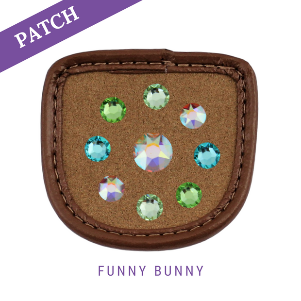 Funny Bunny Reithandschuh Patch Caramel